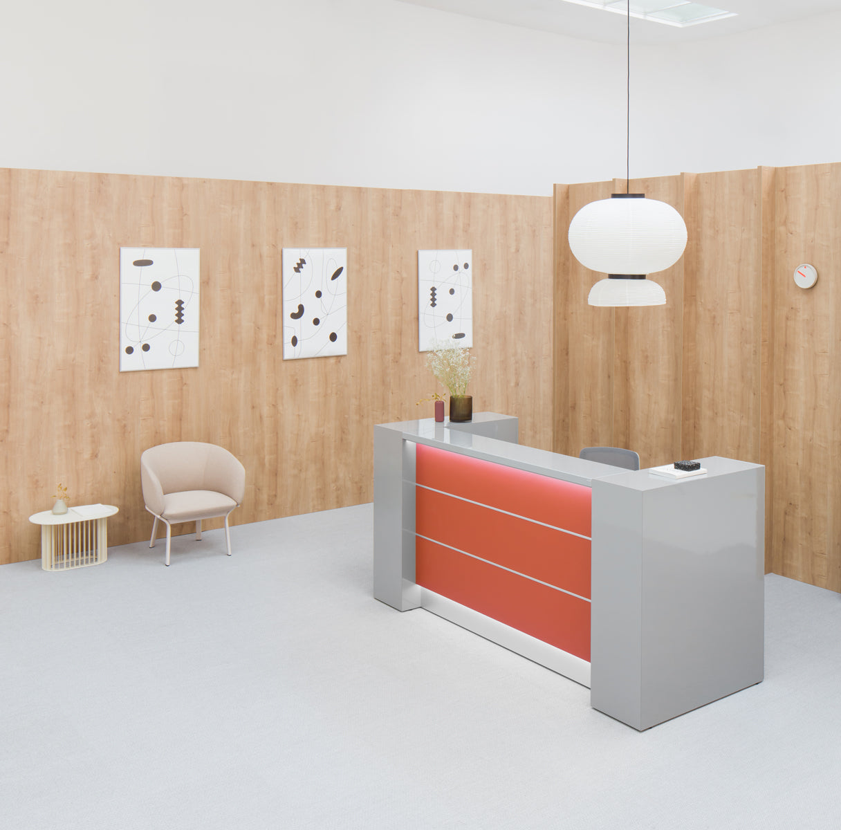 Valde modular reception desk