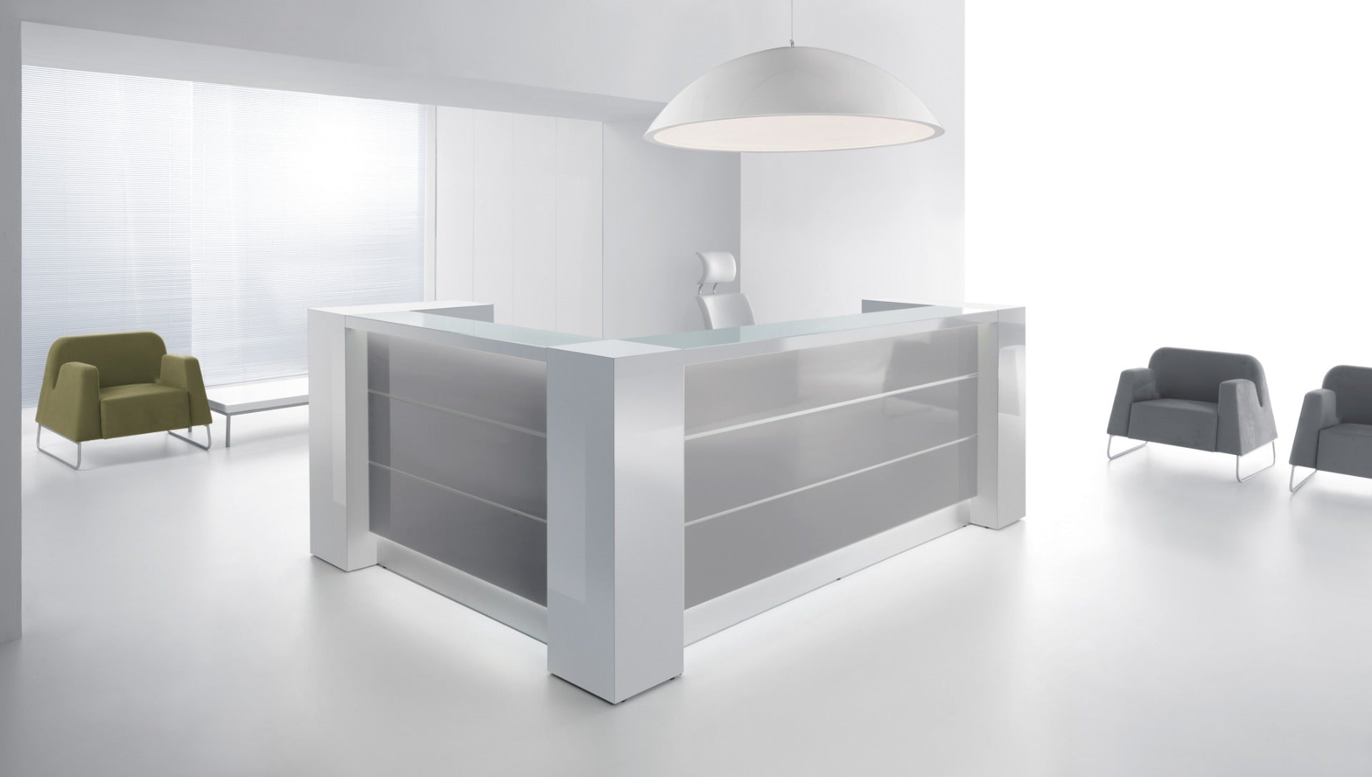 Valde modular reception desk