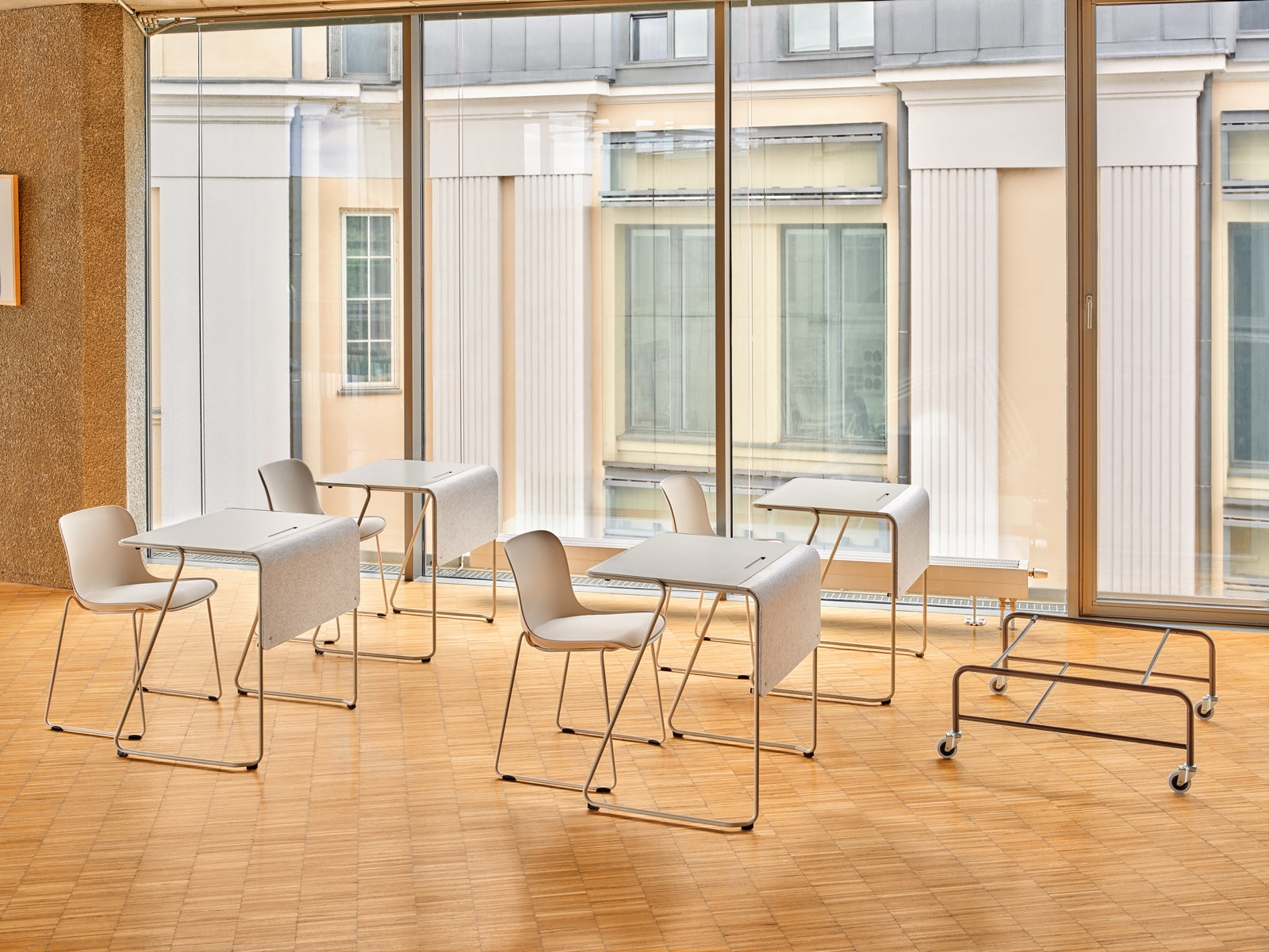 Loop transport trolley