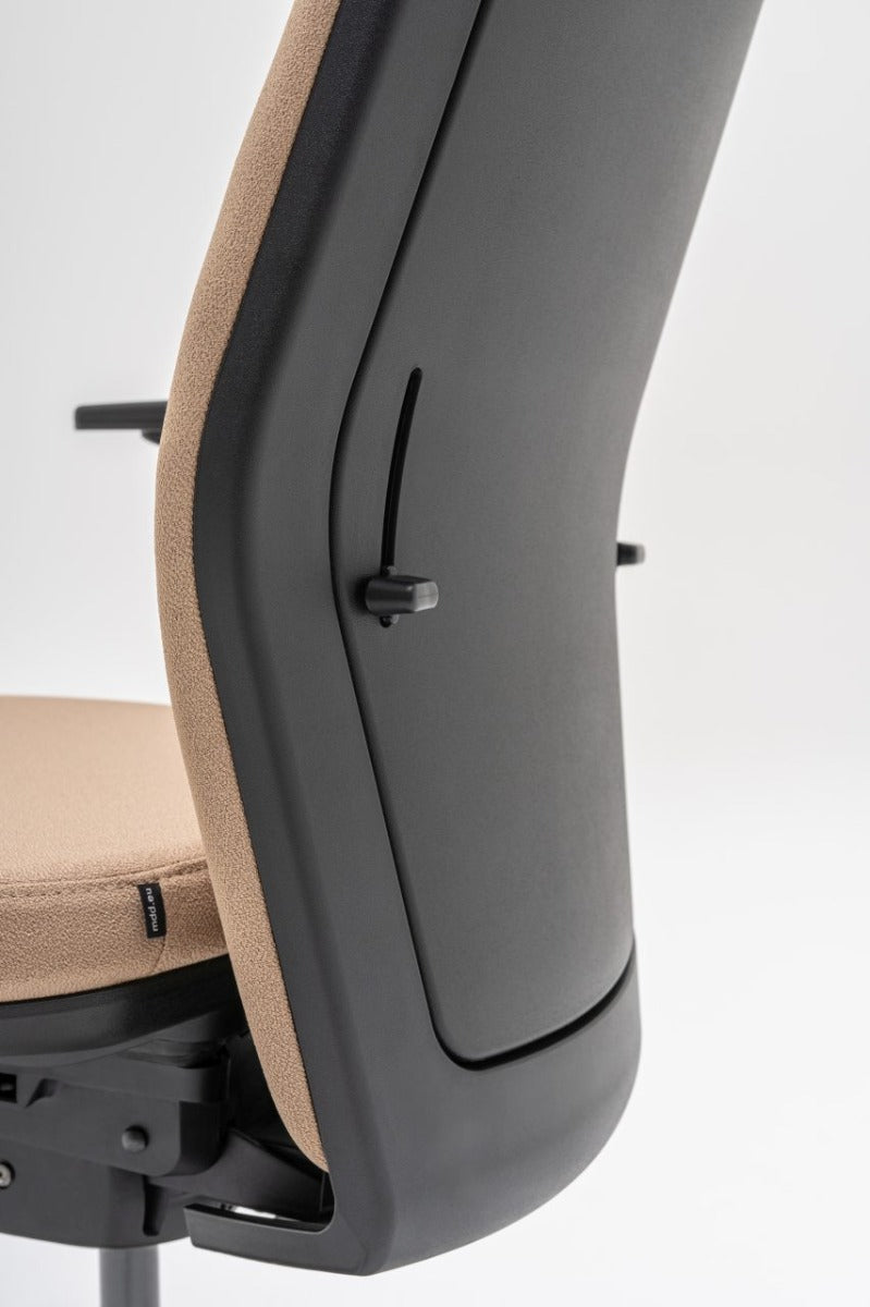 Evo office chair upholstered back