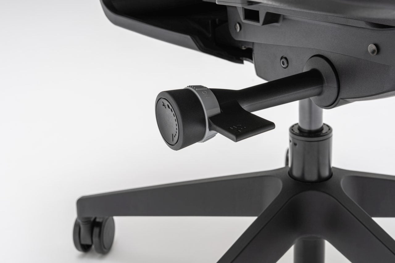 Evo office chair upholstered back