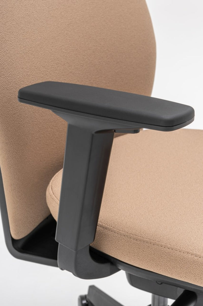 Evo office chair upholstered back