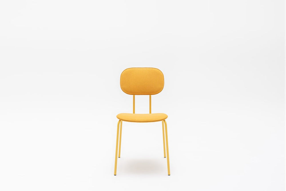 New upholstered chair 4-legged base