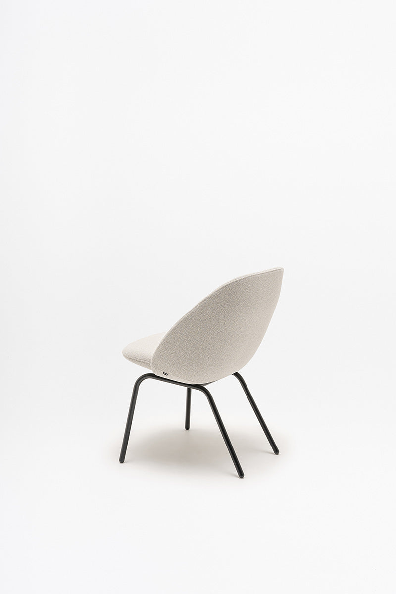 Paralel conference armchair 4-legged base