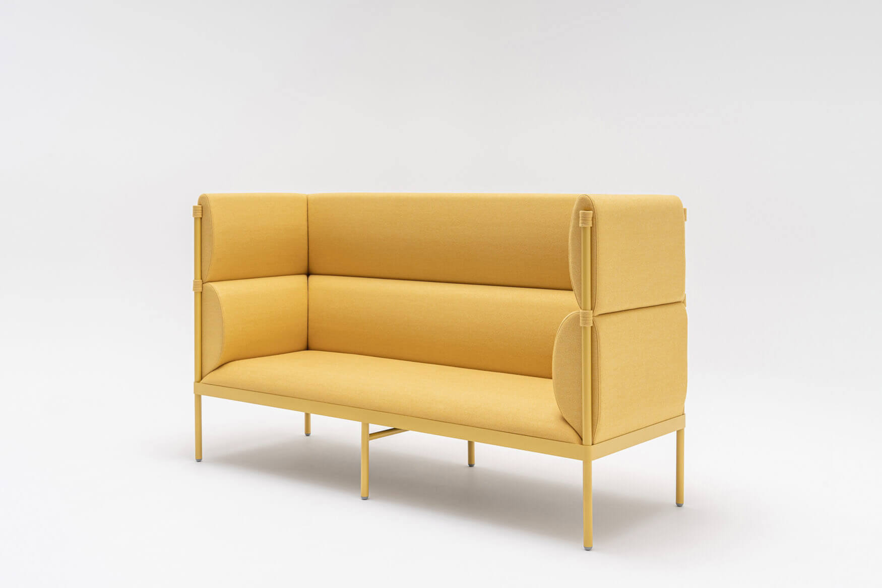 Stilt sofa high backed