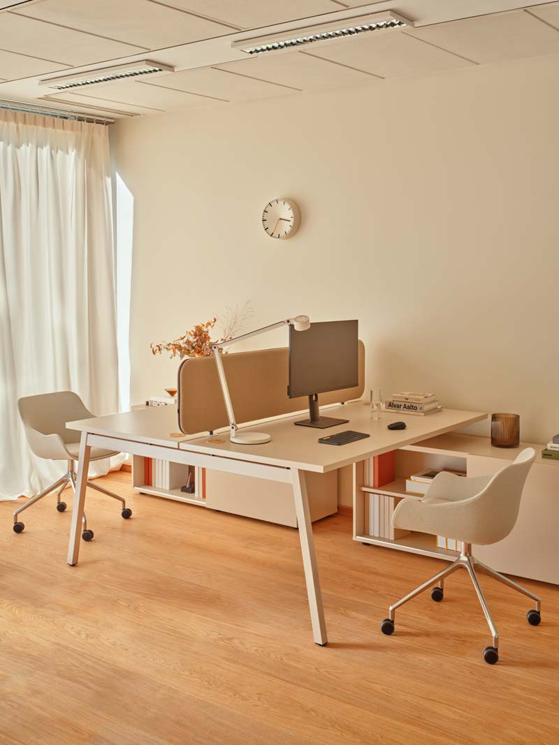 Sonic acoustic desk screens