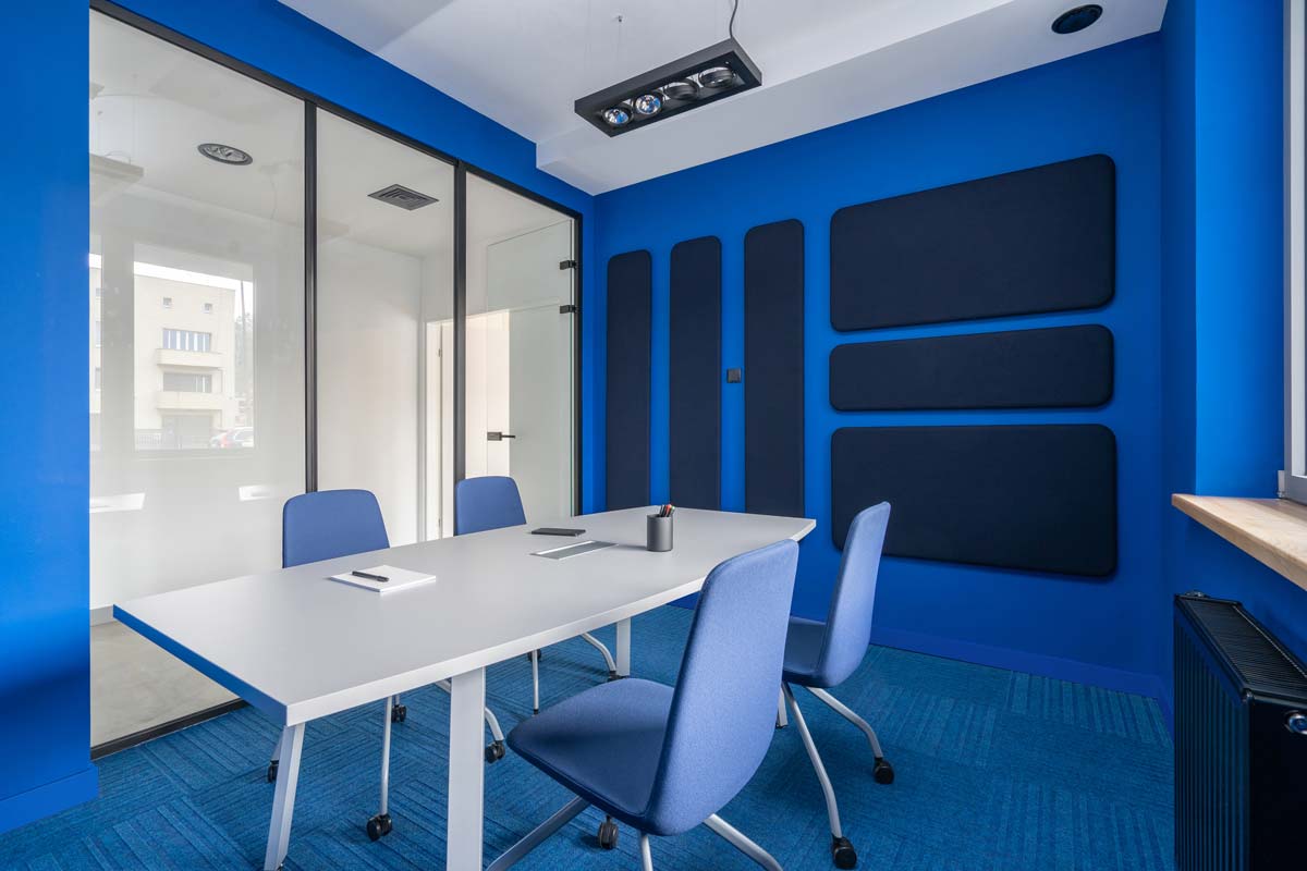 Schallakustische Wandschirme