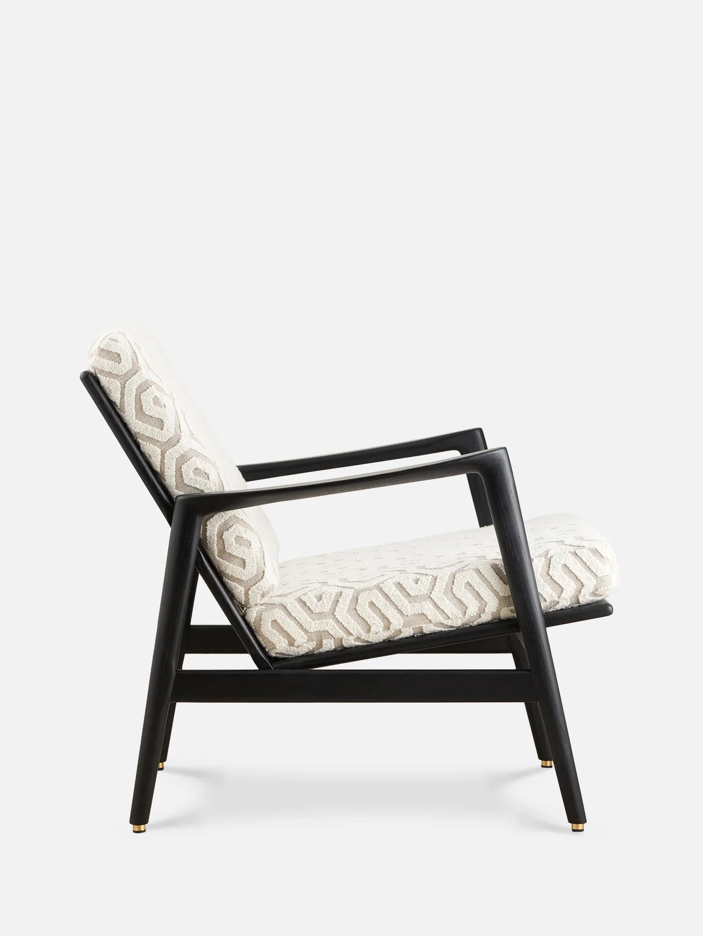 Stefan Lounge Chair in Coffee Snow