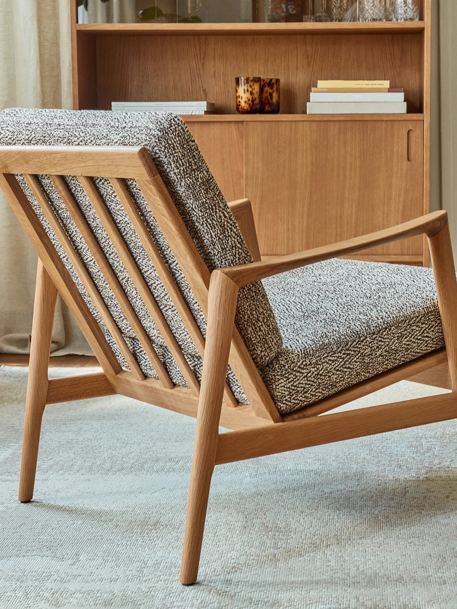 Stefan Lounge Chair in Braid Indigo