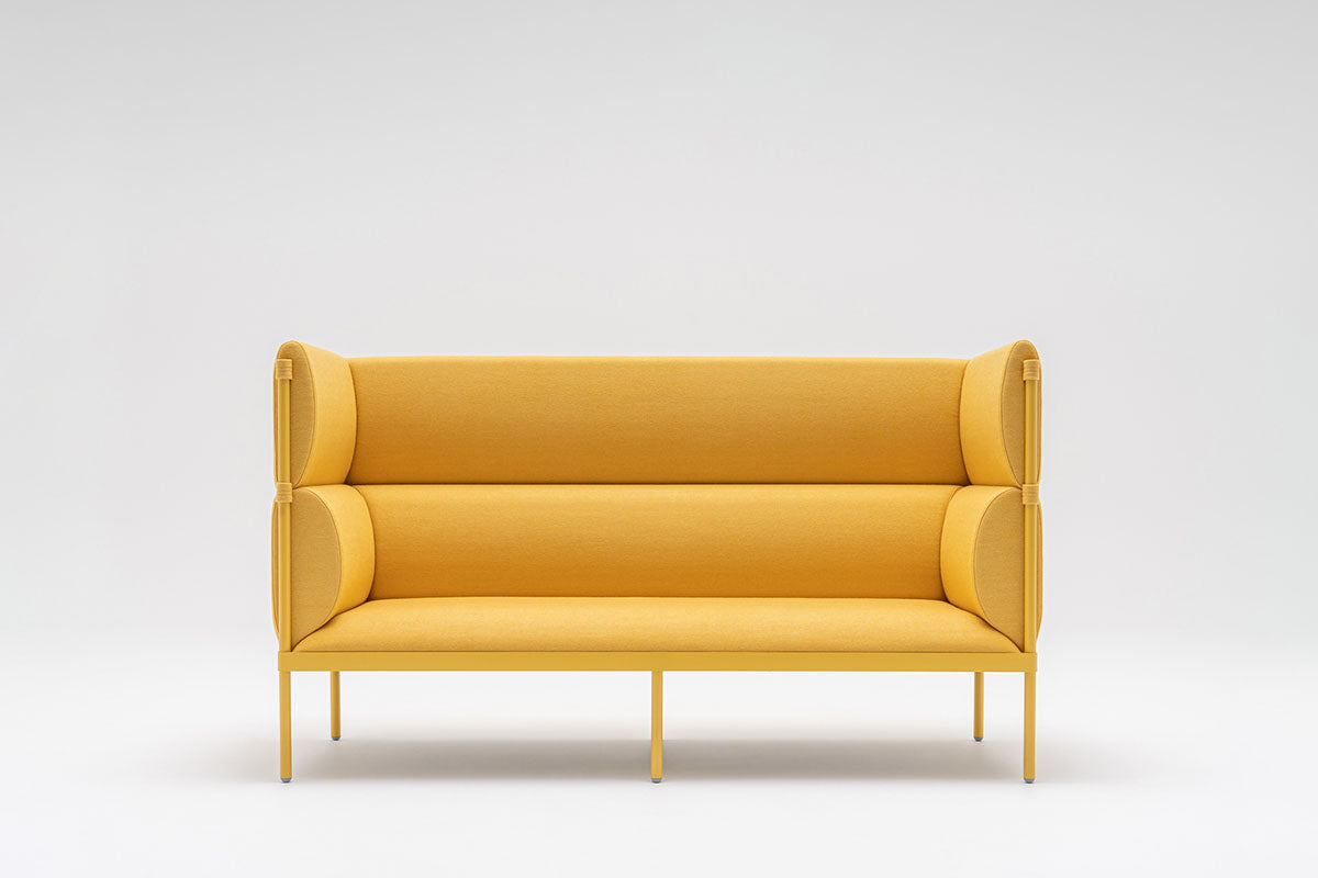 Stilt sofa high backed