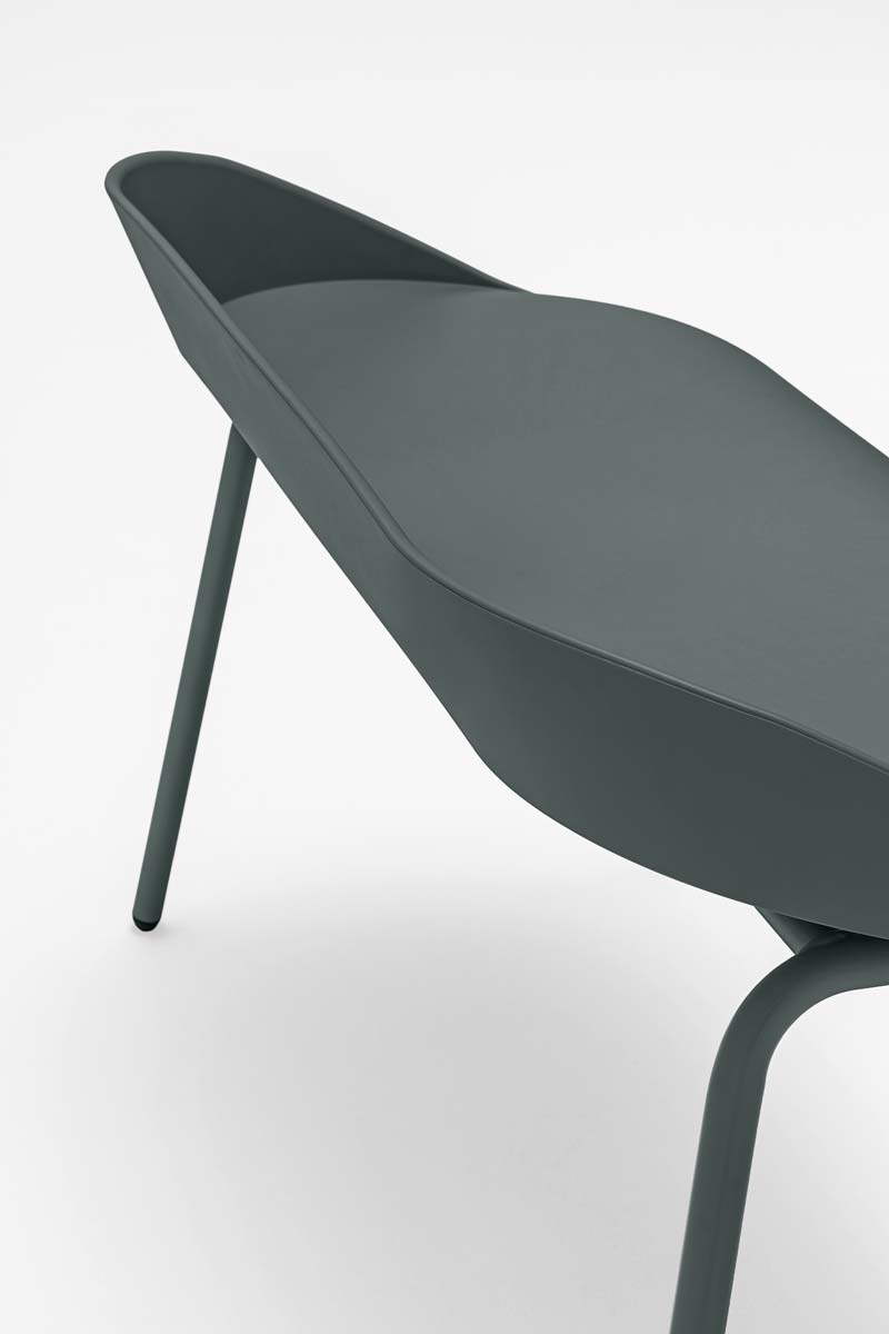 Team niedrige Bank aus Kunststoff