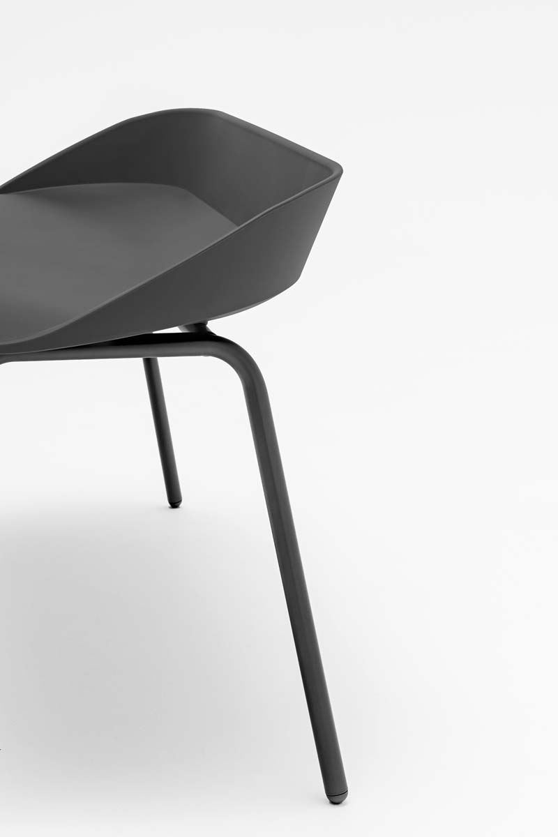 Team niedrige Bank aus Kunststoff