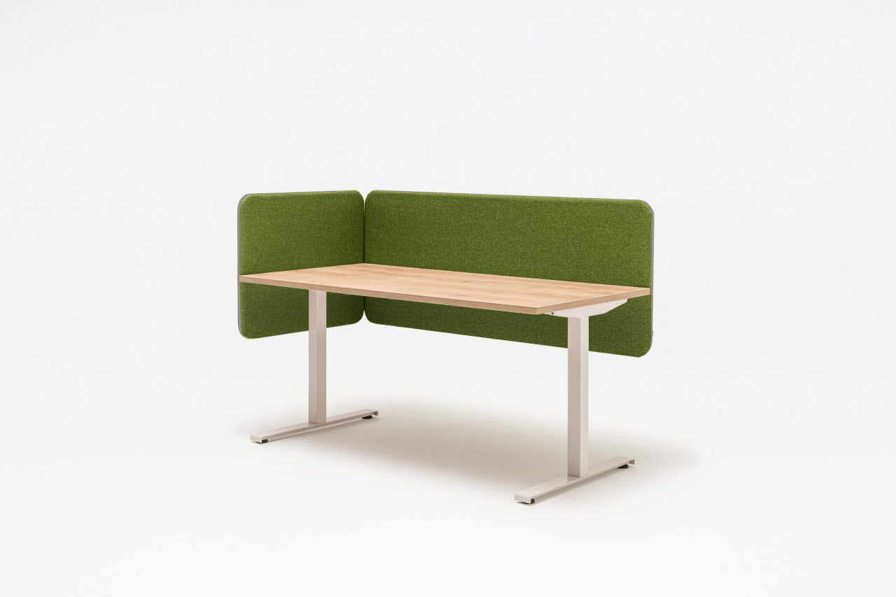 Doppelte seitliche und kreuzförmige Schreibtischabtrennungen