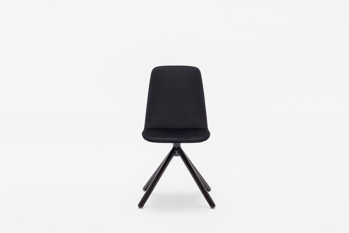 Ulti chair wooden swivel base