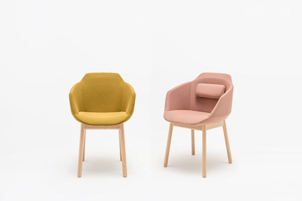 Ultra chair with wooden base