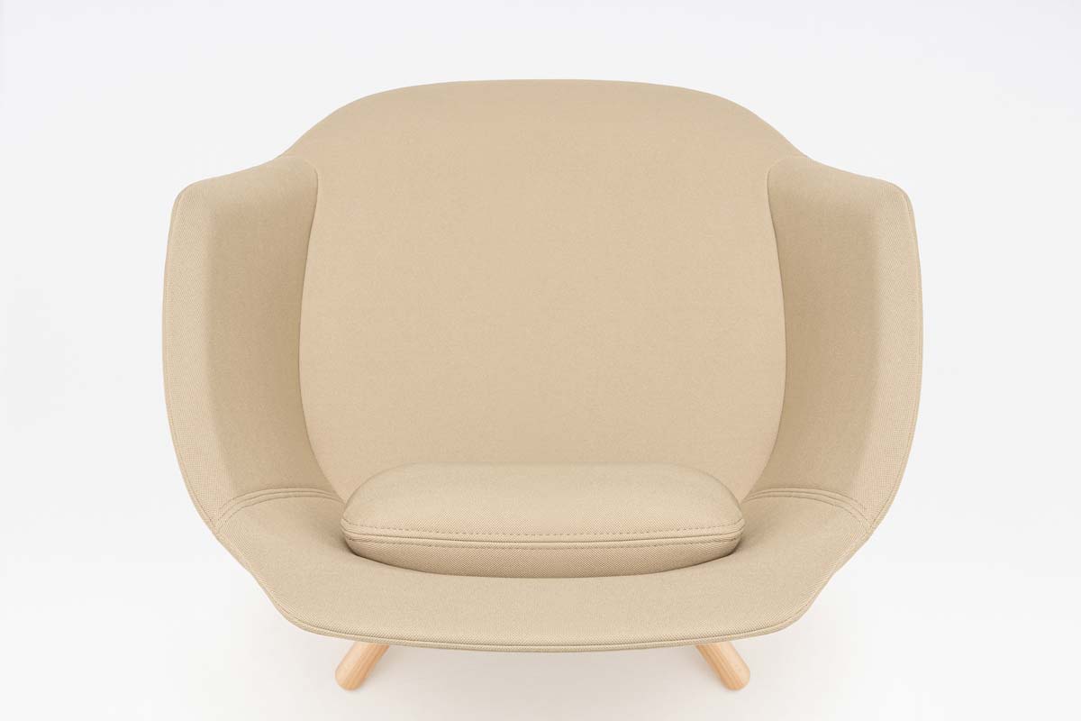 Ultra chair wooden swivel base