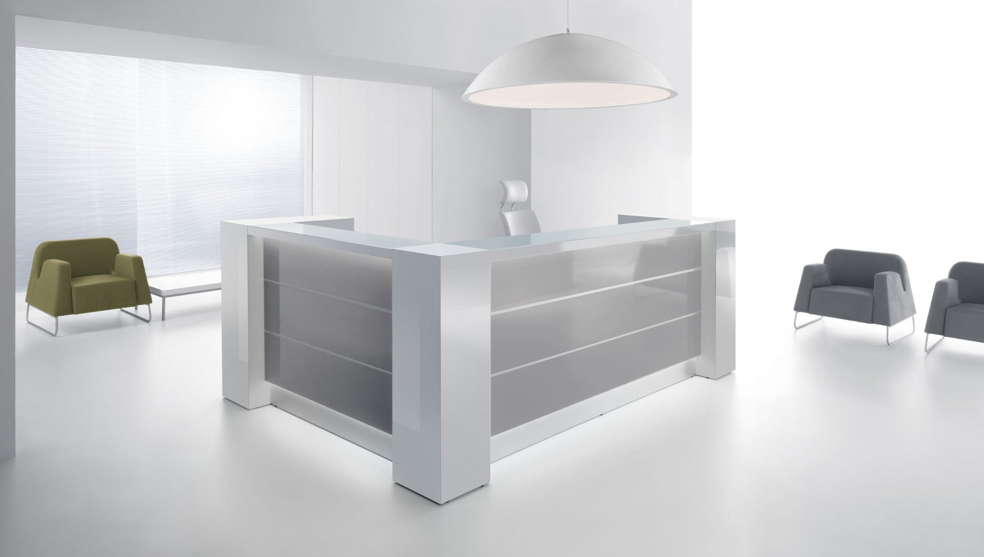 Valde modular reception desk