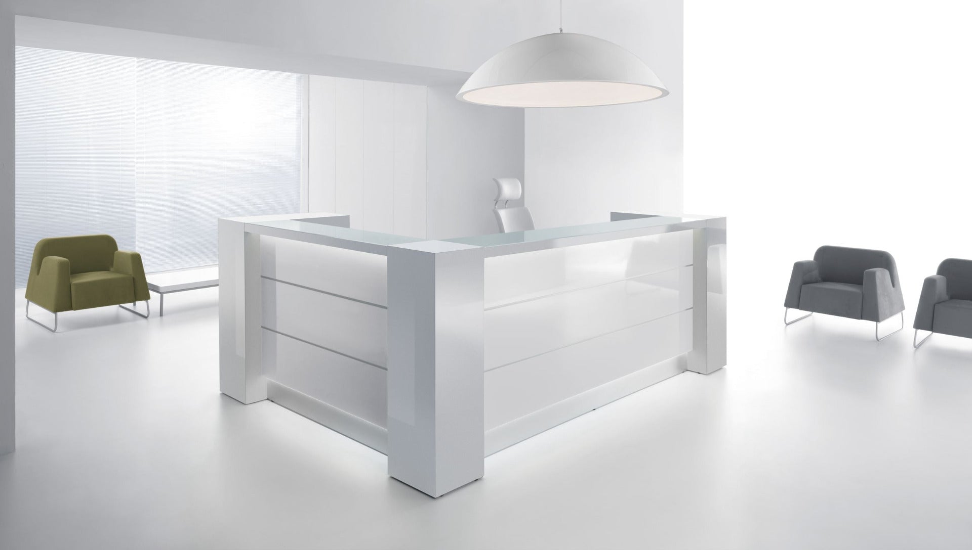 Valde modular reception desk